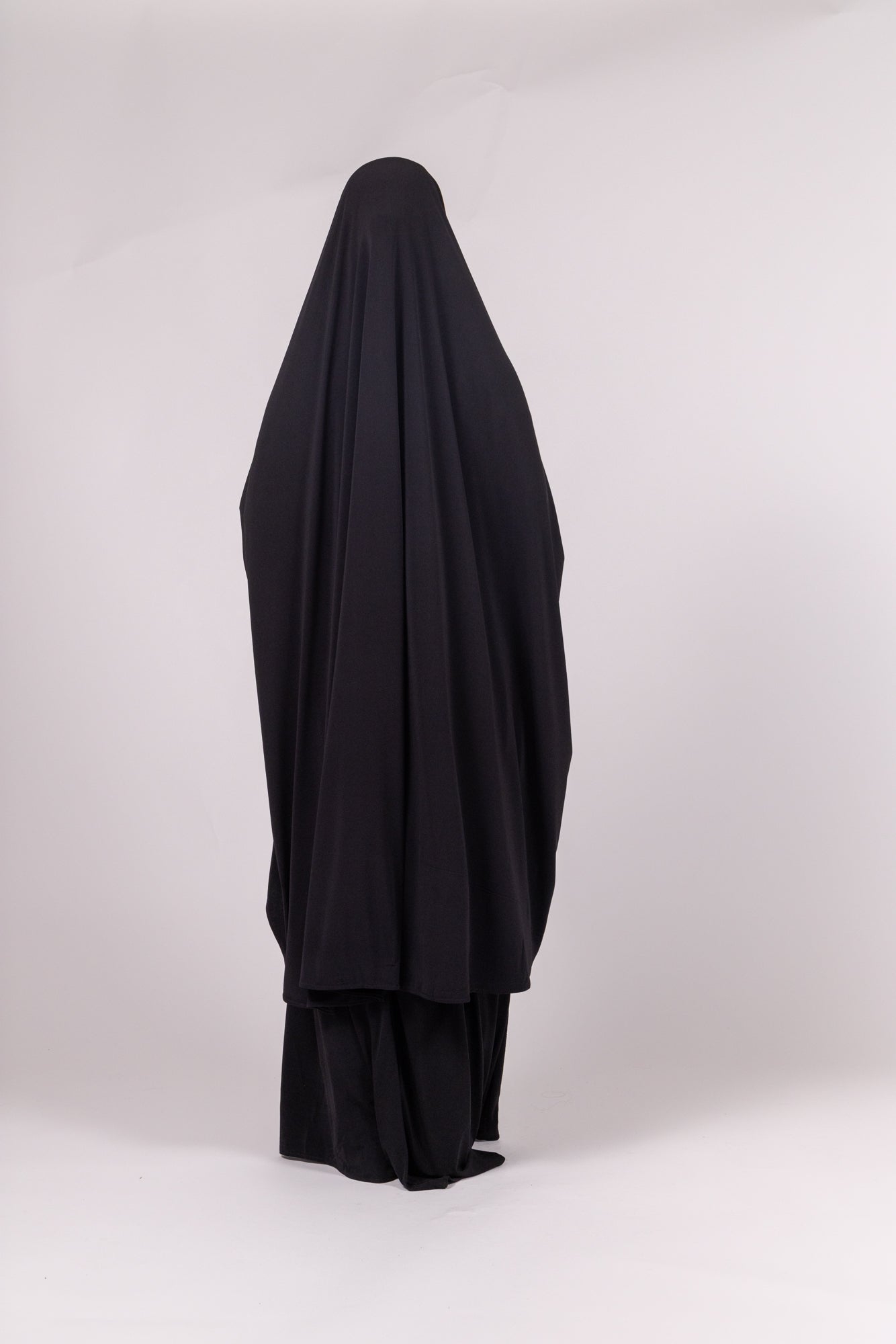 Jersey Khimaar in Black