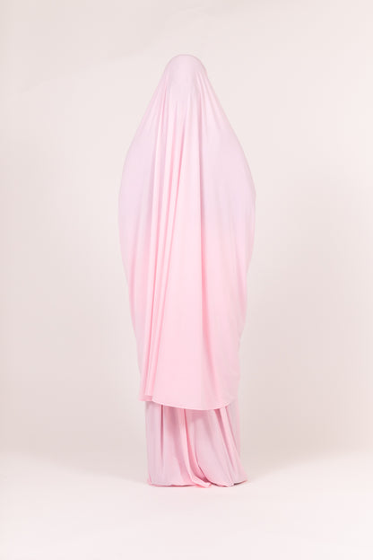 Jersey Khimaar in Pink
