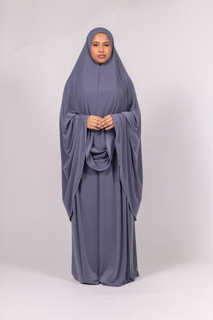 Jersey Khimaar in Blue